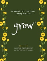 Grow SSA choral sheet music cover